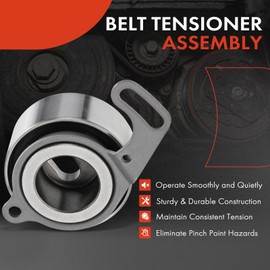 A-Premium Belt Idler Pulley Compatible with Honda Accord 1990-2002, Odyssey 1995-1998, Prelude 1992-1996 & Isuzu Oasis 1996-1999 & Acura CL 1997-1999, 2.2L 2.3L