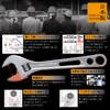 TOP HY-30-17 Eco Wide Adjustable Wrench, With 0.7 inches (17