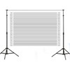 PHMOJEN Murder Mystery Backdrop 5x3ft Police Lineup Height Charts Banner