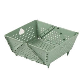 1Pc Extendable Collapsible Colander Lightweight Useful Sink Drainage Basket Convenient Lightweight Plastic Strainer Basket for Fruits,Vegetables and Pasta