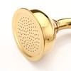 Wussh Bathroom Classic Traditional Brass Telephone Hand Shower Head Polished