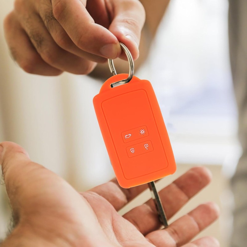 Kichvoe Funda de Silicona Diseño Estilizado para Llave de Coche