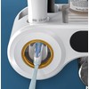 YardGo Toothpaste Dispenser, Automatic Toothpaste Squeezer Kit, Wall Mounted Toothbrush