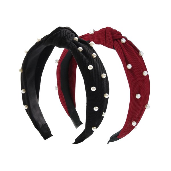 YMCLUB 2 Pcs Retro - Inspired, Oversized Solid - Knotted