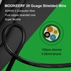 MOOKEERF 20/4 Shielded Wire 50FT,20AWG 4 Conductor Shielded Cable Stranded