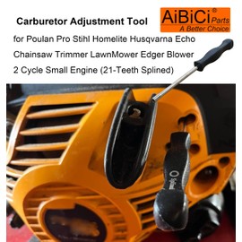 Carburetor Carb Adjustment Screwdriver Adjusting Tool 530035560 for Poulan Pro Stihl Homelite Husqvarna Echo Chainsaw Trimmer Lawn Mower Edger Blower 2 Cycle Small Engine (21-Teeth Splined)