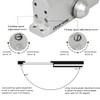 Onarway Quiet-Close Door Closer for Home: Hydraulic Automatic with Adjustable