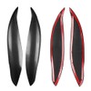 1 Pair Carbon Fiber Car Headlight Eyebrow Eyelid Fit for