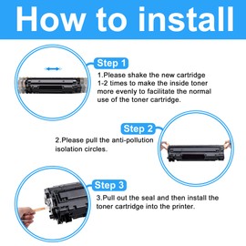 LCL Compatible Toner Cartridge Replacement for HP 79A 279A CF279A HP Laserjet Pro M12w M12 M12a MFP M26nw MFP M26 MFP M26a(4-Pack Black)