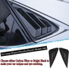 MUXEE Window Louver 2Pcs Side Vent Window Louvers for Lexus