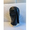 GREEFEI Black Latex Hooded Mask, 3D Shape Mask, Rubber Masks