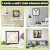 3 Pack T Shirt Display Frame, 13" x 13" Black