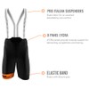 Mexico Black Code Cycling Pro Bib Shorts Bike for Men