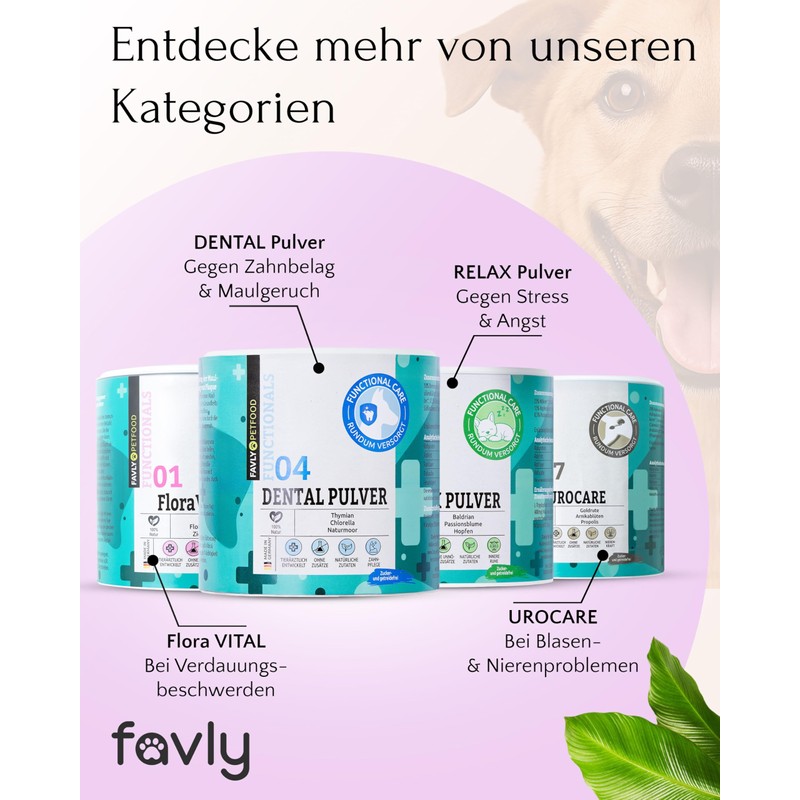 FAVLY Gastro Powder Gastro Gastro Intestinal Flora for Dogs 250
