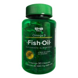 5h8 Fish Oil Omega 3 Aceite De Pescado Extra Refinado Sabor N/A