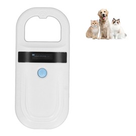 Gugxiom Pet Microchip Reader Scanner, Pet Chip ID Scanner with 128 Records Data Storage, Rechargeable Animal Tag Scanner for ISO11784, for 85 FDX B, for EMID
