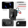ULITECO Rocker Switch Panel, 1 Gang Toggle Switch Panel 12V,