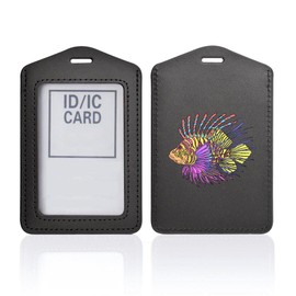 026215 Passcase, Commuter Holder, IC ID Card Holder, Black, Neck Strap, Employee Card Holder, For School Commutes, Commutes, Commutes, Fish, Colorful, Fish, Fish,