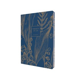 Collins Tara Mid Year Diary Planner A5 Day To Page Academic Year 2024-25 - Navy - Daily Mid Year Journal for Students, Teachers - TA151M.59-2425 - August 2024 to August 2025
