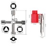 2 Pieces Universal 4-Way Control Cabinet Keys for Various Uses