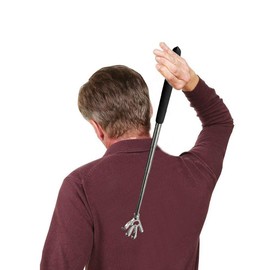 Vankcp 6Pack Telescopic Back Scratcher Set, Manual Extendable Black Bear Claw Scratcher for Any Age