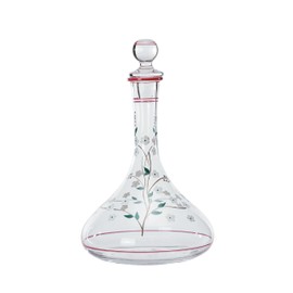 Creative Co-Op 60 Oz. Botanical Bliss Glass Decanter, Multicolor