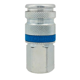 TOPRING 20.446 QSILVER Quick-Connect Coupler, 1/4 Industrial Plug Profile, 1/4(F) NPT Inlet, Series 20