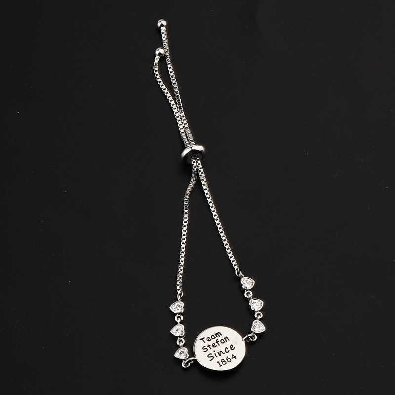 CENWA Team Damon/Stefan/Salvatore Since 1864 - Pulsera ajustable para regalo