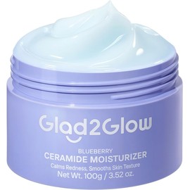 crema facial con 5X Ceramides y Blueberry, crema para la barrera de la piel con hidratación profunda, 100 g