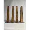 Anaya Table Legs, Set Of 4, Natural Wood Stain