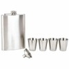 Maxam 6Pc 8oz Stainless Steel Flask Set