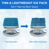 4 Pack Reusable Ice Packs for Lunch Boxes and Coolers