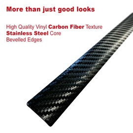 Upgrade Your Auto 4pc Carbon Fiber Window Sill Trim for Dodge RAM 2009-2018 Quad Cab
