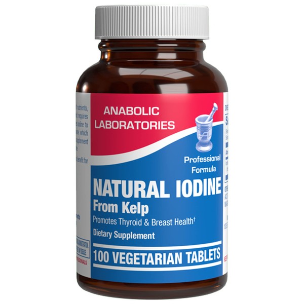 Anabolic Laboratories - Iodine from Kelp - Natural, 100 Count