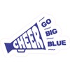 StickerTalk Cheer Megaphone Vinyl Sticker, 5 inches by 3 inches