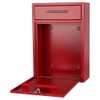 KYODOLED Steel Key Lock Mail Boxes Outdoor, Locking Wall Mount