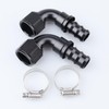 AC PERFORMANCE 2PCS 90 Degree Female -12 AN to 3/4"
