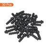 sourcing map 30pcs 3mm Strain Relief Cord Connector Cable Bushing
