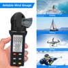 Digital Anemometer Wind Speed Meter, 6-in-1 Wind Gauge for Velocity/Temperature/Relative