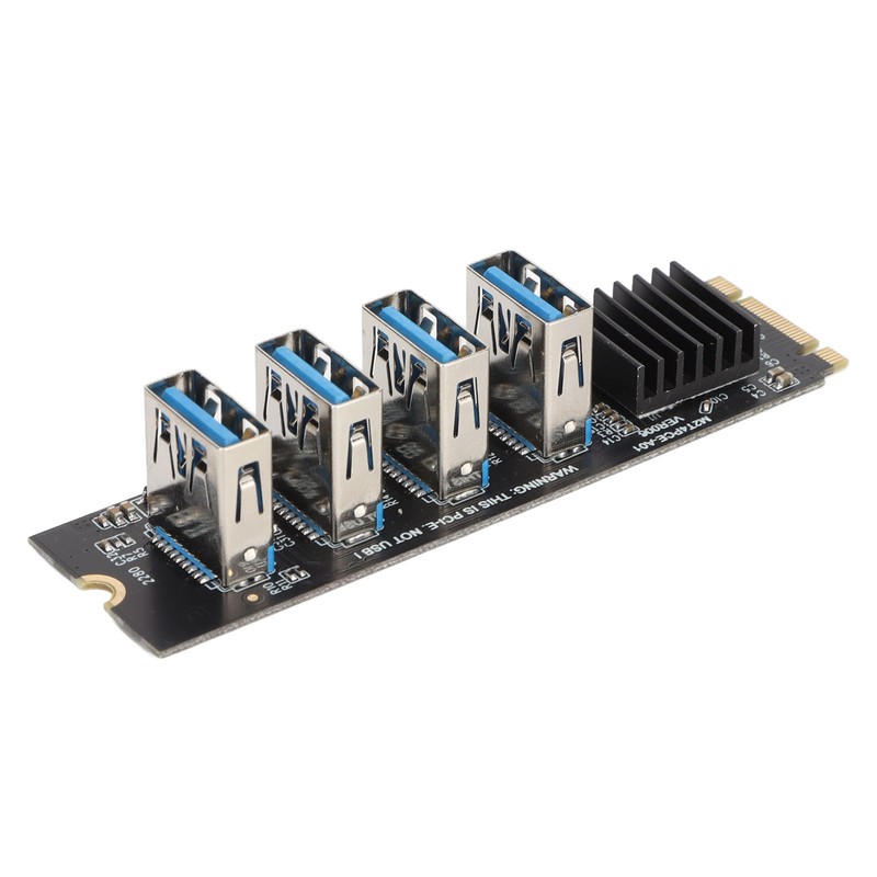 M.2 NVME to PCIE 1X Riser Card M.2 NVME to