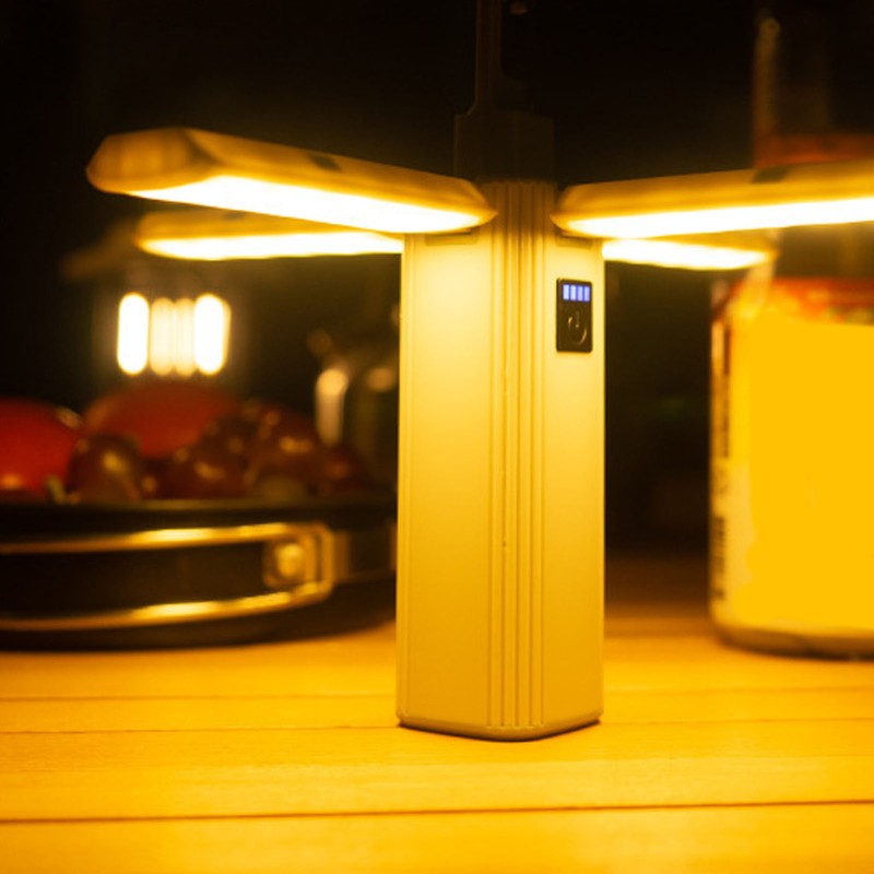 Rechargeable Camping Lantern Professional Waterproof 3 Modes High Brightness Foldable