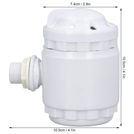 Steam Outlet with Aromatherapy Function, G1/2 Male Thread Steam Shower Generator Kit Steam Generator Nozzle for Sauna Room SPA Room