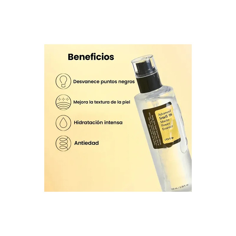 Esencia Cosrx Caracol 96 Mucin Coreana 100ml