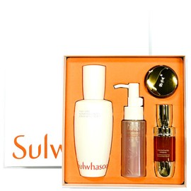 Sulwhasoo 설화수 윤조에센스 6세대 90ml 기획세트 나의 첫 설화수 자음생 크림 세럼 순행클렌징폼 [지함보 O] Sulwhasoo First Care Activating Serum 6th Generation 90ml Special Set My First Sulwhasoo Jaum Balancing Cream Serum Gentle Cleansing Foam [Gift Box O]