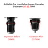 1 Pair Bike Handlebar End Plugs, Aluminum Alloy Bike Handle