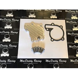MacDaddy Racing Billet Coolant Water Pump Cover EZ Drain for Yamaha Banshee
