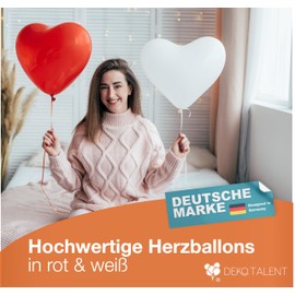 TK Gruppe Timo Klingler Pack of 50 Balloons - Diameter 35 cm - Suitable for Helium - Latex Balloons for Decoration - Party Decoration for Weddings & Birthdays