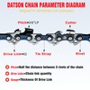 3PC 18 Inch Chainsaw Chain for Oregon CS1500, 18" Chain