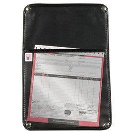 J. J. Keller & Associates, Inc. Hazardous Materials Bill of Lading Black Vinyl Door Pouch Document Holder, 10" x 15" - Helps Satisfy 49 CFR Section 177.817 DOT Requirements - Made in The USA