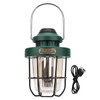 Retro LED Camping Lantern Portable Multifunctional Rechargeable Tent Light for